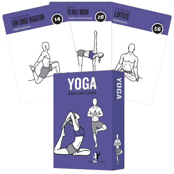 NewMe Yoga Exercise Cards