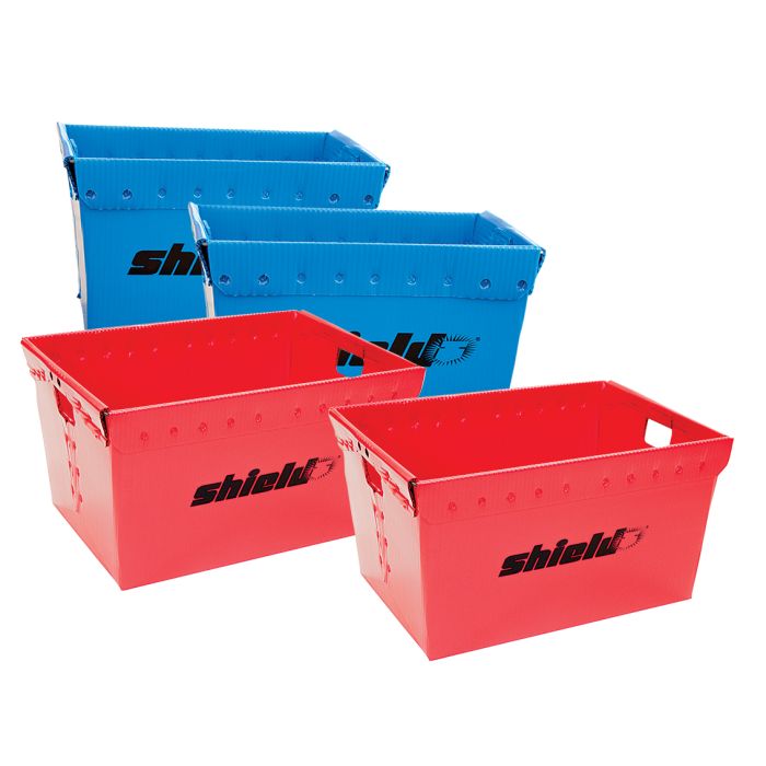 Shield Corrugated Storage Bin set of 4