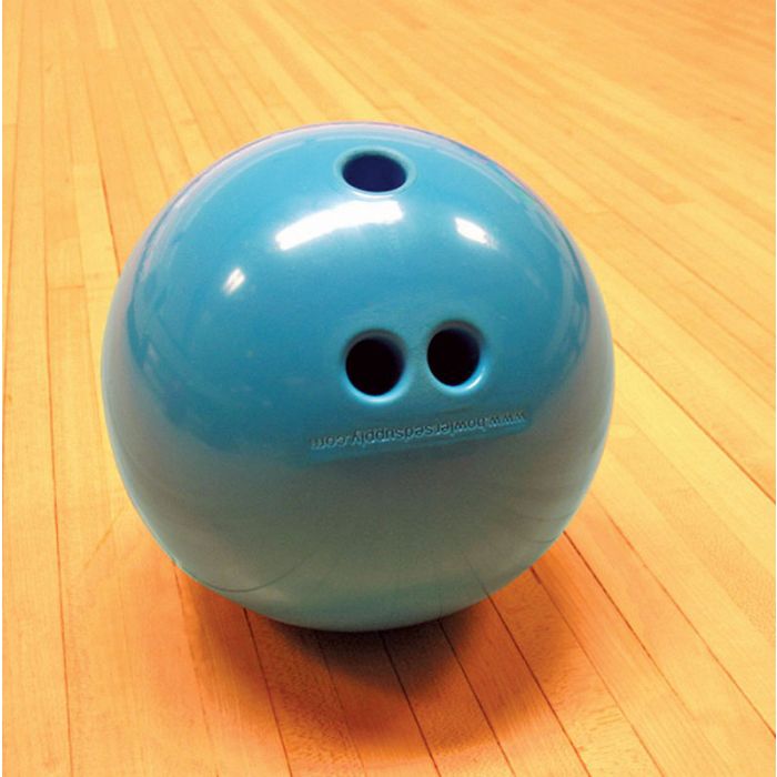 4 lb Blue Rubberized Plastic Bowling Ball