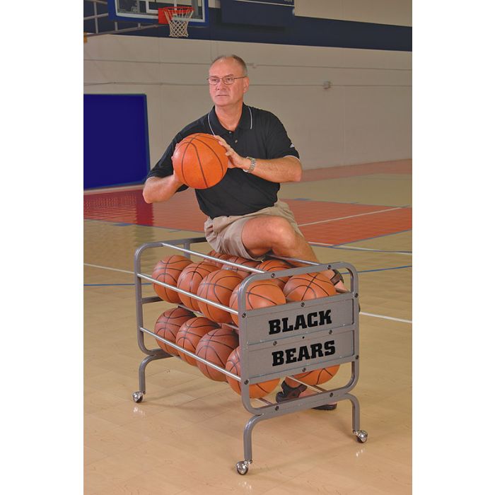 Bison Heavy-Duty Lockable Ball Cart