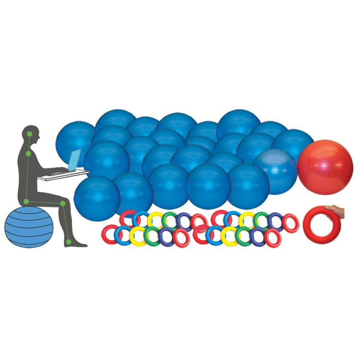  instructor's 26" red ball on right)