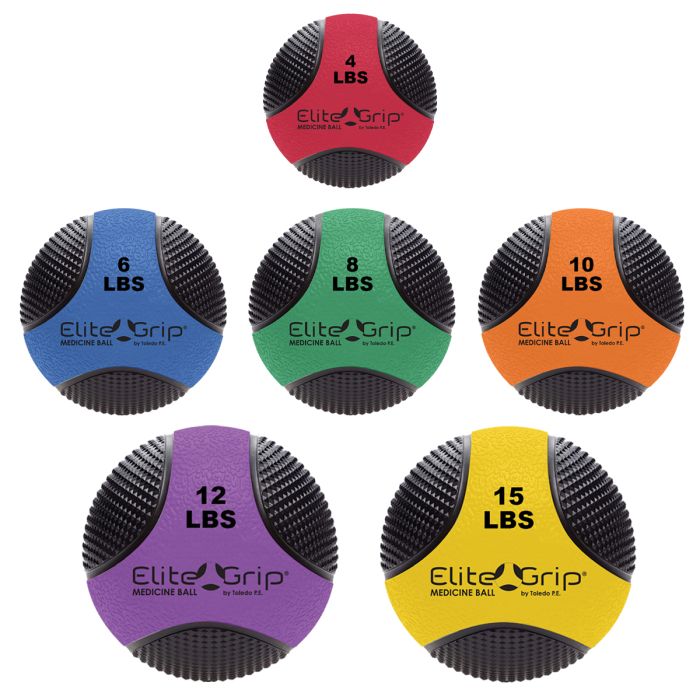 Elite Grip Medicine Balls Set of 6