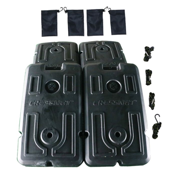 CROSSNET��� Four Way Volleyball Base (Set of 4)