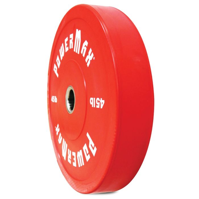 Pair of RED 45-lb. Olympic Bumper Plates
