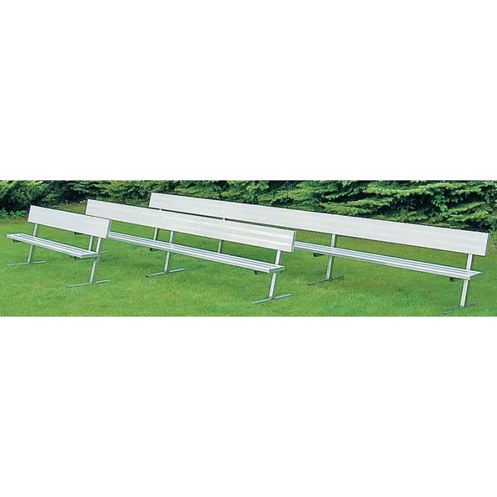15'L Surface-Mounted Unpainted Bench