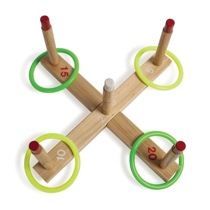 Wood Ring Toss Game