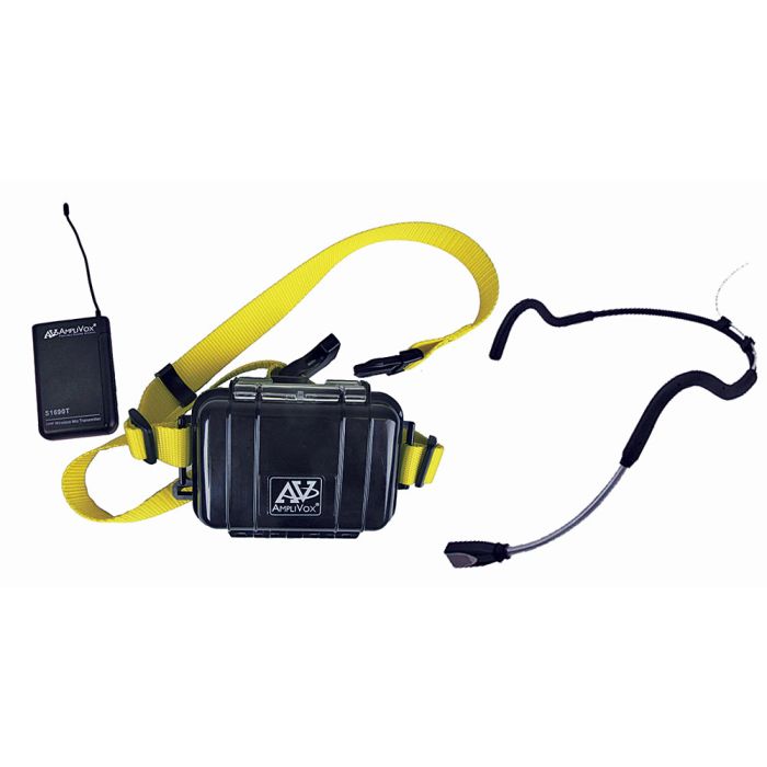 AmpliVox Waterproof Fitness Package w/ Transmitter