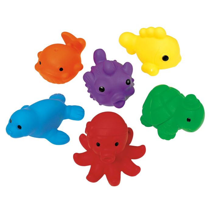 Sea Critter Bean Bags 6 Color Set