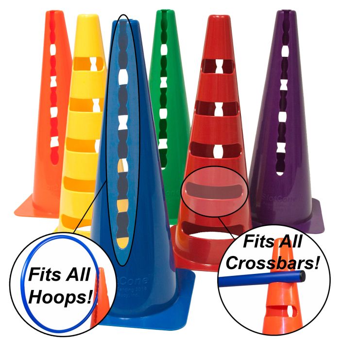 Slot cones 6 color set