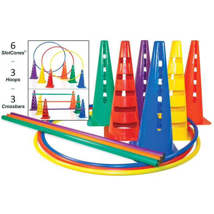 Slot Cone Obstacle Course Set