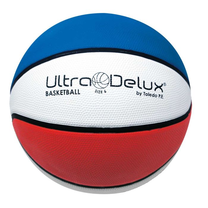Ultra Delux Red/White/Blue Rubber 28.5" Intermediate Basketball