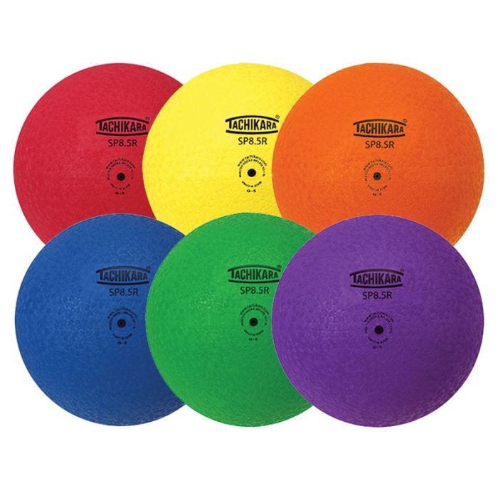 Tachikara Playground Ball 6-Color Set of 6