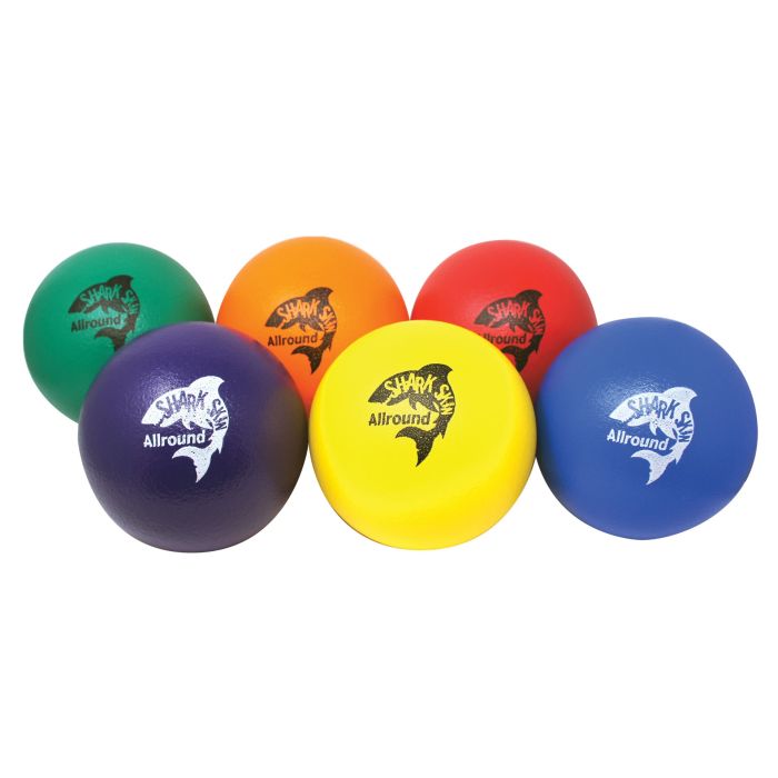 Shark Skin Allround 6-Color Foam Ball Set