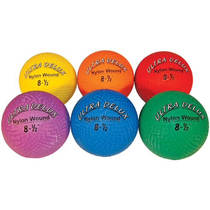 Ultra Delux Playground Ball 6-Color Set