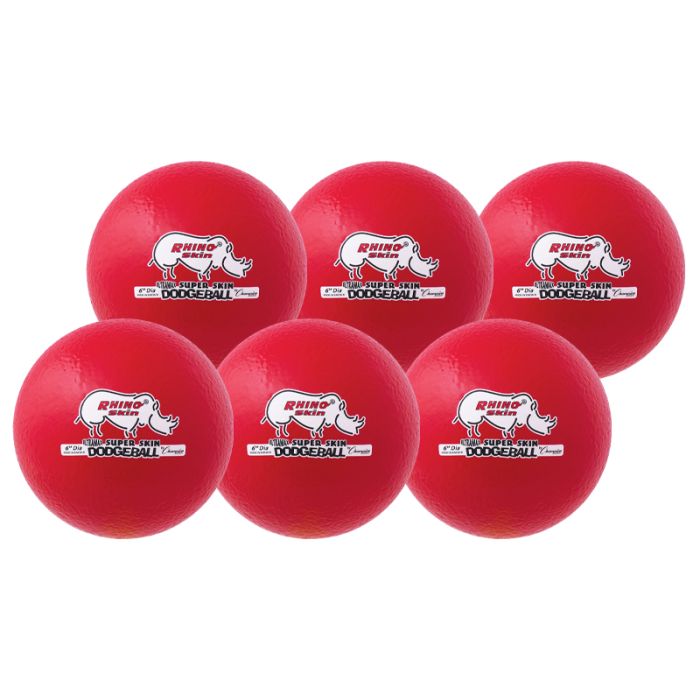 Rhino Skin�� Ultramax 6" Foam Dodgeball pack of 6