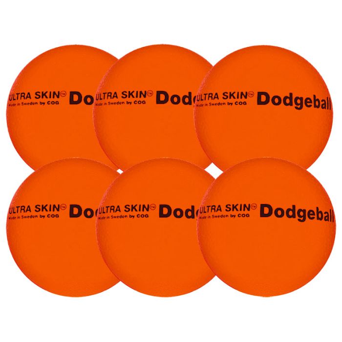 Neon Orange Ultra Skin Foam Dodgeballs