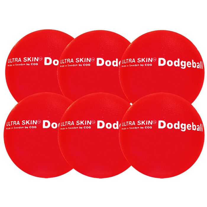 Neon Red Ultra Skin Foam Dodgeballs