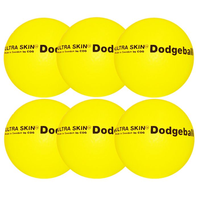Neon Yellow Ultra Skin Foam Dodgeballs