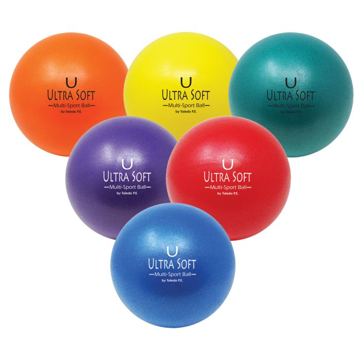 Ultra Soft Multi-Sport Ball 6 Color Set