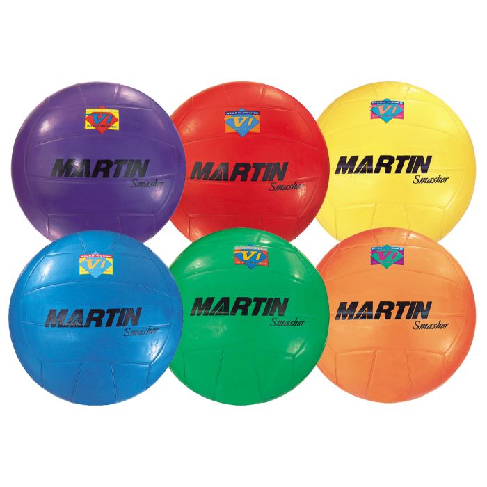 Smasher Rubber Volleyballs Set of 6