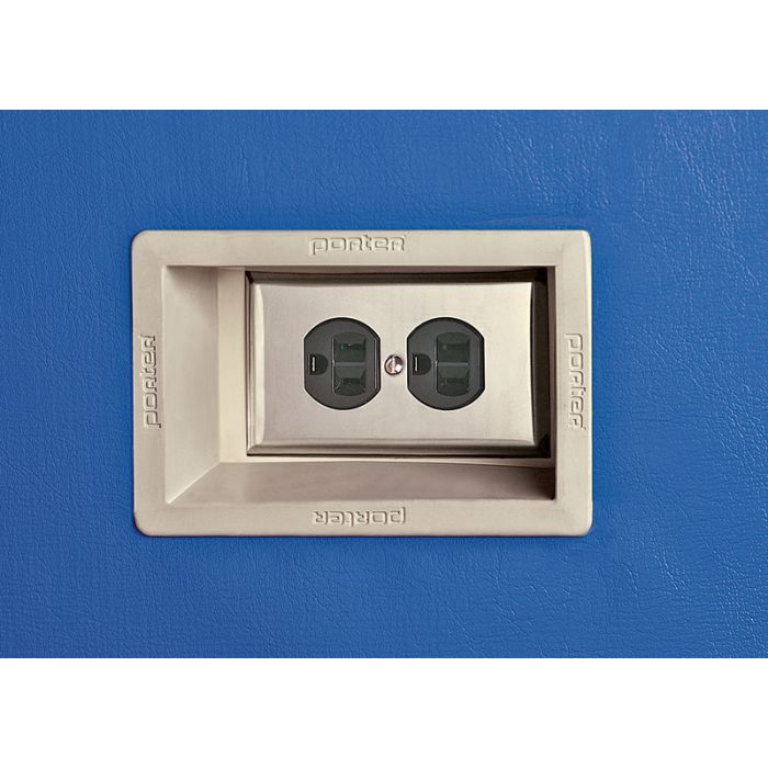 Porter Gray Molded Insert for Single Gang Box