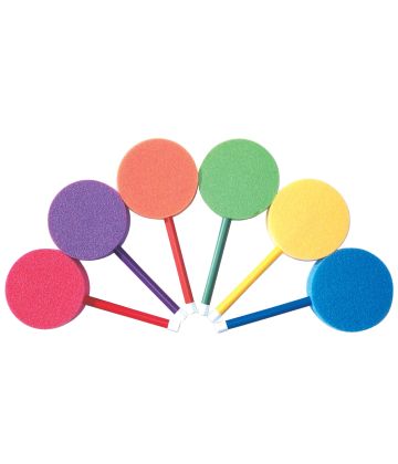 6-Color Set Badminton Paddles (12" Handle)