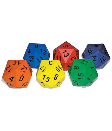 20 Sided Foam Dice Set