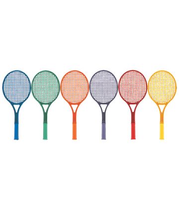 Set of 6 Plastic Tennis Rackets