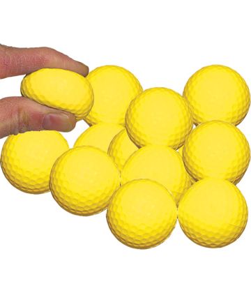 Yellow Foam Practice Golf Balls