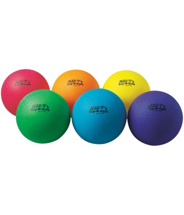 Sup-R-Safe 8 1/2" Playground Ball 6-Color Set