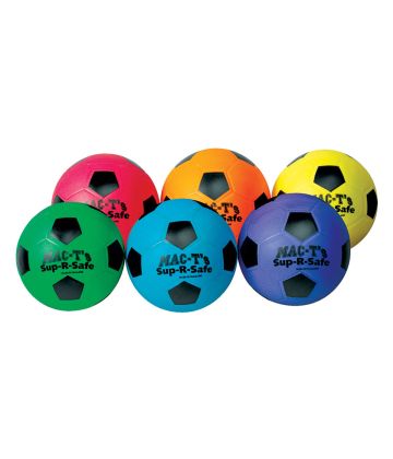 Sup-R-Safe 6" Soccer Ball 6-Color Set