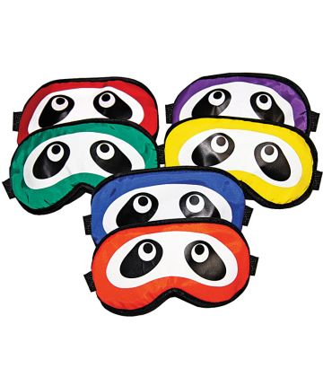Panda Eye Blindfolds 6-Color set of 6