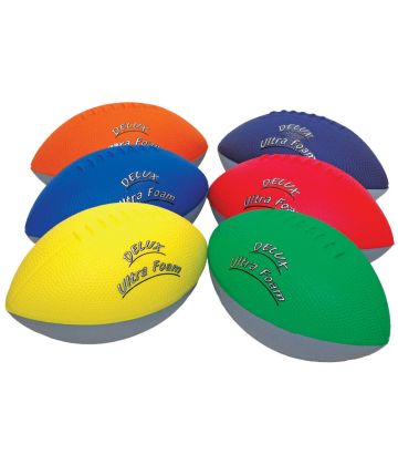 Delux Ultra Foam Football Set of 6