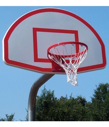 Bent 3 1/2" Post Galvanized Basketball Backstop