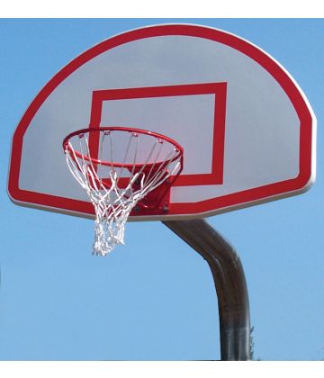 Heavy Duty Bent 4 1/2" Galvanized Post Basketball Backstop
