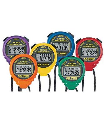 Accusplit AX PRO 16-Memory Stopwatch 6-Color Set