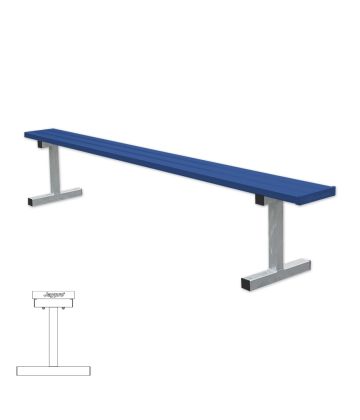 7-1/2'L Portable Powder-Coated Bench without Back