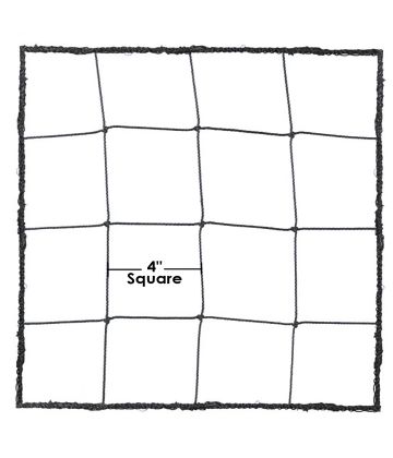 High Quality Soccer Net - Black