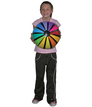 20" heavy-duty Striped Beach Ball