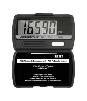 Accusplit Accelerometer Pedometer Black