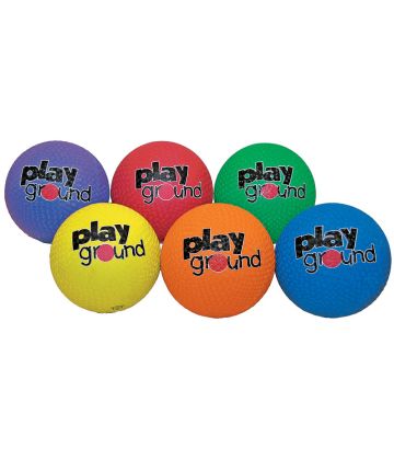 Baden 8-1/2" Playground Balls 6-Color set of 6