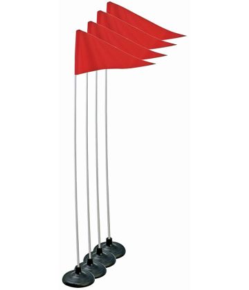 Corner Flag Set with Rubber Base