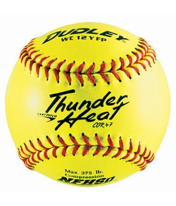 Dudley WC12YFP Thunder Composite NFHS case of 72 .47/375 Softballs