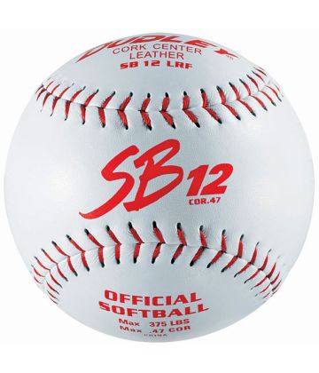 Dudley SB12LRF Leather case of 72 .47/375 Softballs