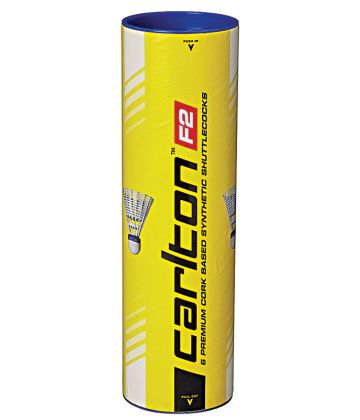 Carlton F2 Yellow Shuttlecocks