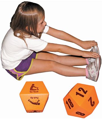 Foam Fitness Dice - 10-sided