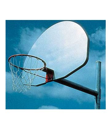 Reinforced 4-1/2" Dia. Galvanized Adjustable Basketball Backstop