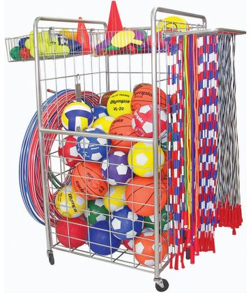 Easy-Roll Gym Closet