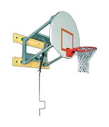 Adjustable Height Steel Backboard