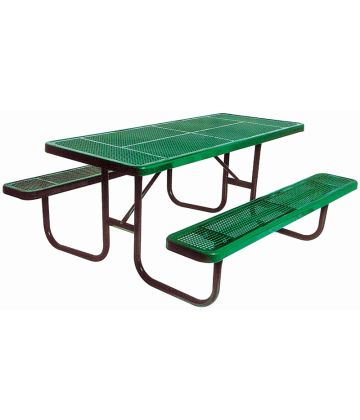 Heavy-Duty 8' Picnic Table - Diamond